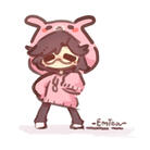 Another doodle! This time it&#39;s a bunny hoodie :3